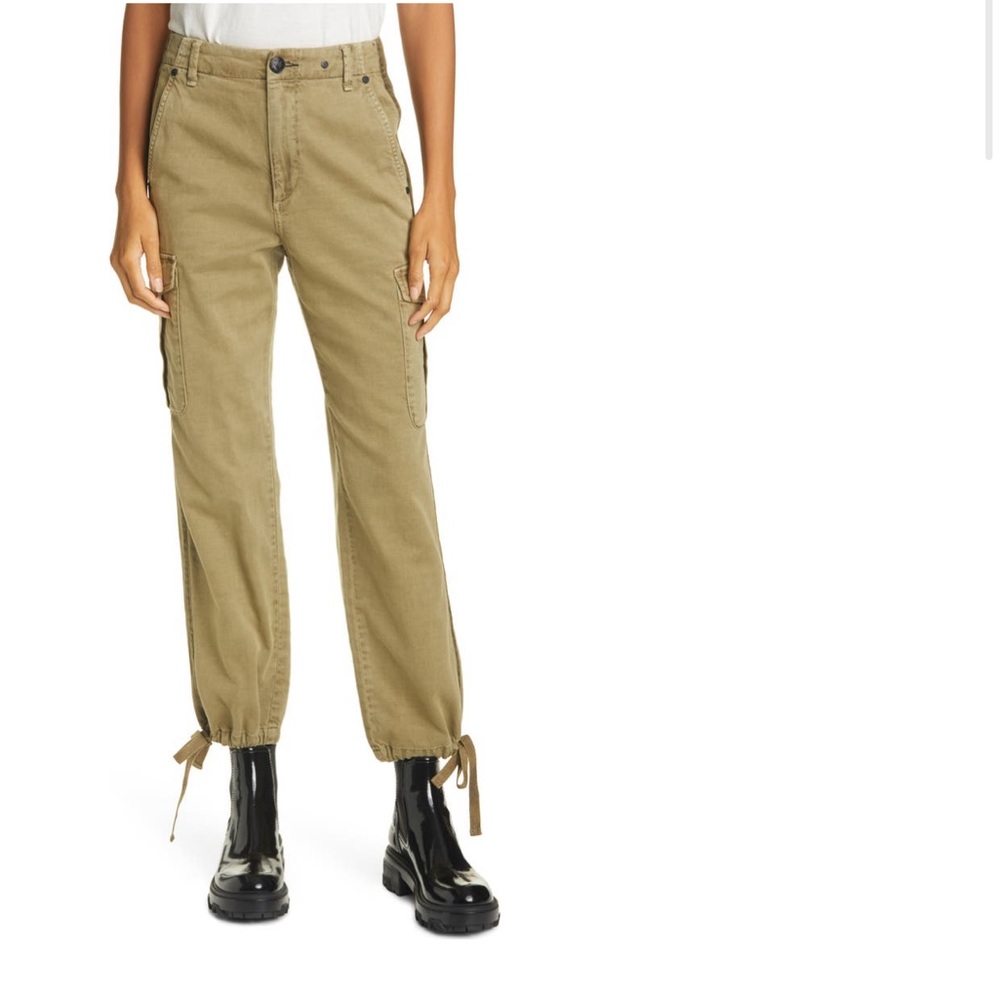 Rag and bone super high rise cargo pants. Size 26.